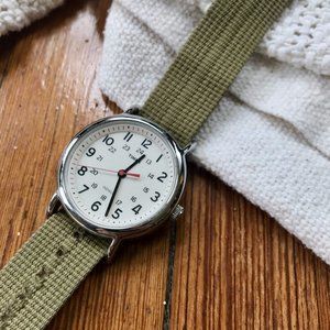 Like-new Timex Weekender Nylon Strap Watch